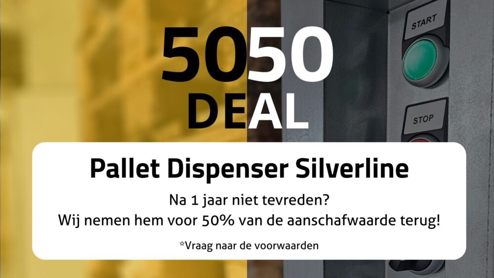 50-50 DEAL_Pallet Dispenser Silverline